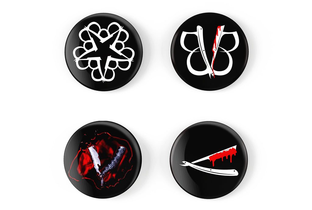 OUTBURN #108 LIMITED EDITION BLACK VEIL BRIDES CUTTHROAT BUNDLE