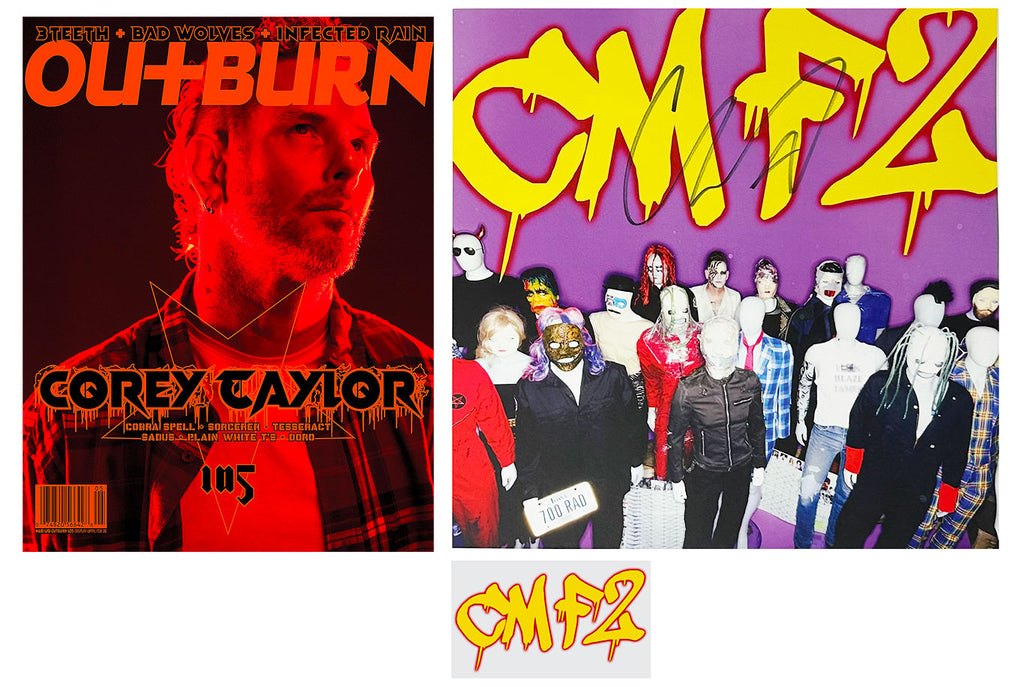 OUTBURN #105 LIMITED EDITION COREY TAYLOR RED HELL BUNDLE
