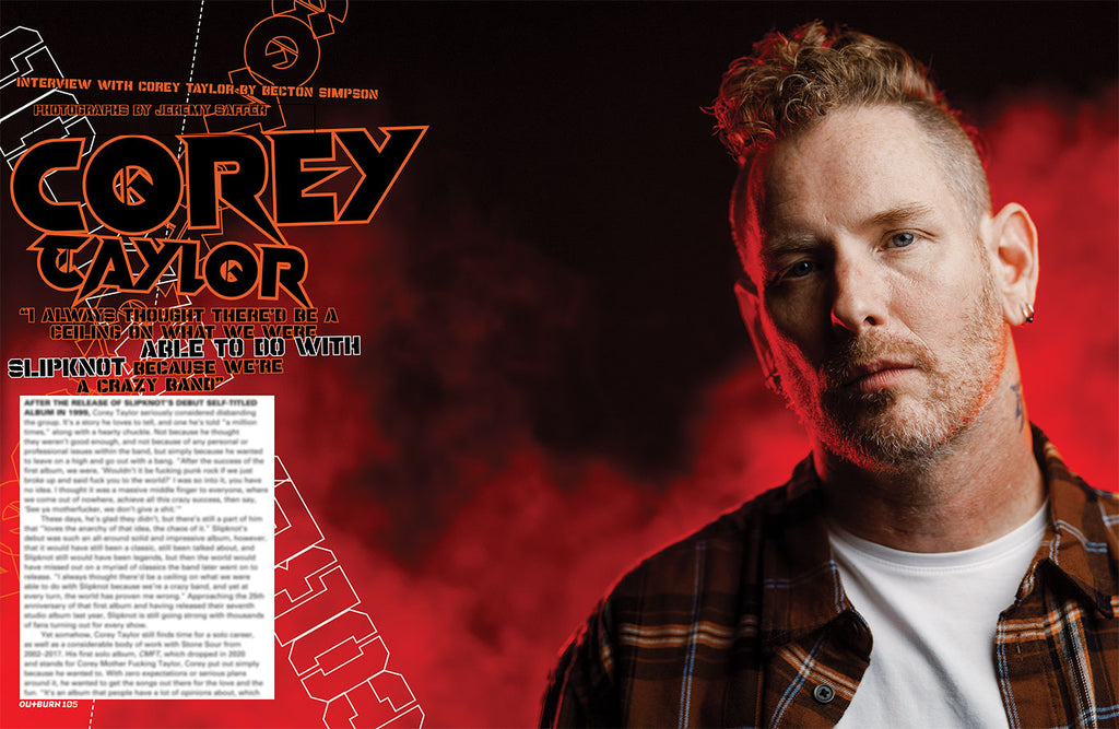 OUTBURN #105 LIMITED EDITION COREY TAYLOR FRESH SMOKE BUNDLE