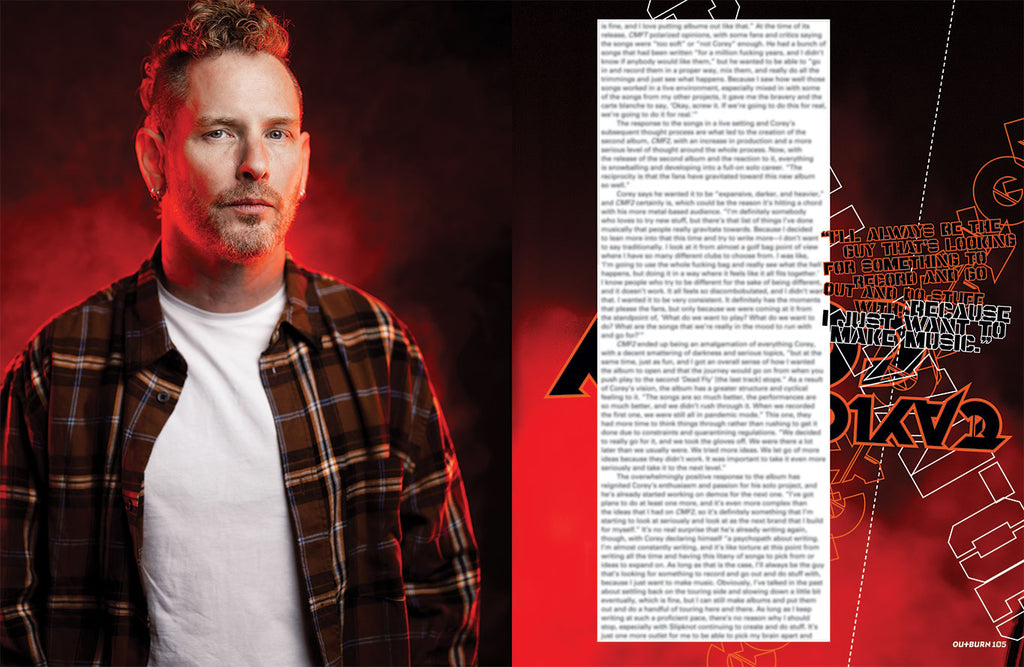 OUTBURN #105 LIMITED EDITION COREY TAYLOR FRESH SMOKE BUNDLE