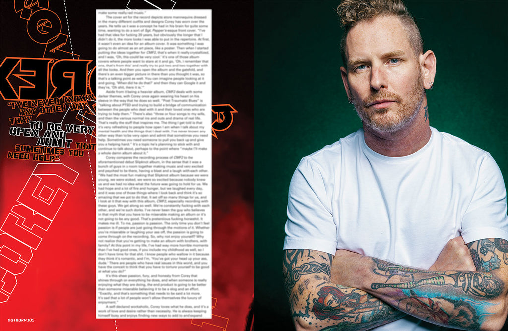 OUTBURN #105 LIMITED EDITION COREY TAYLOR CMF2 x2 BUNDLE