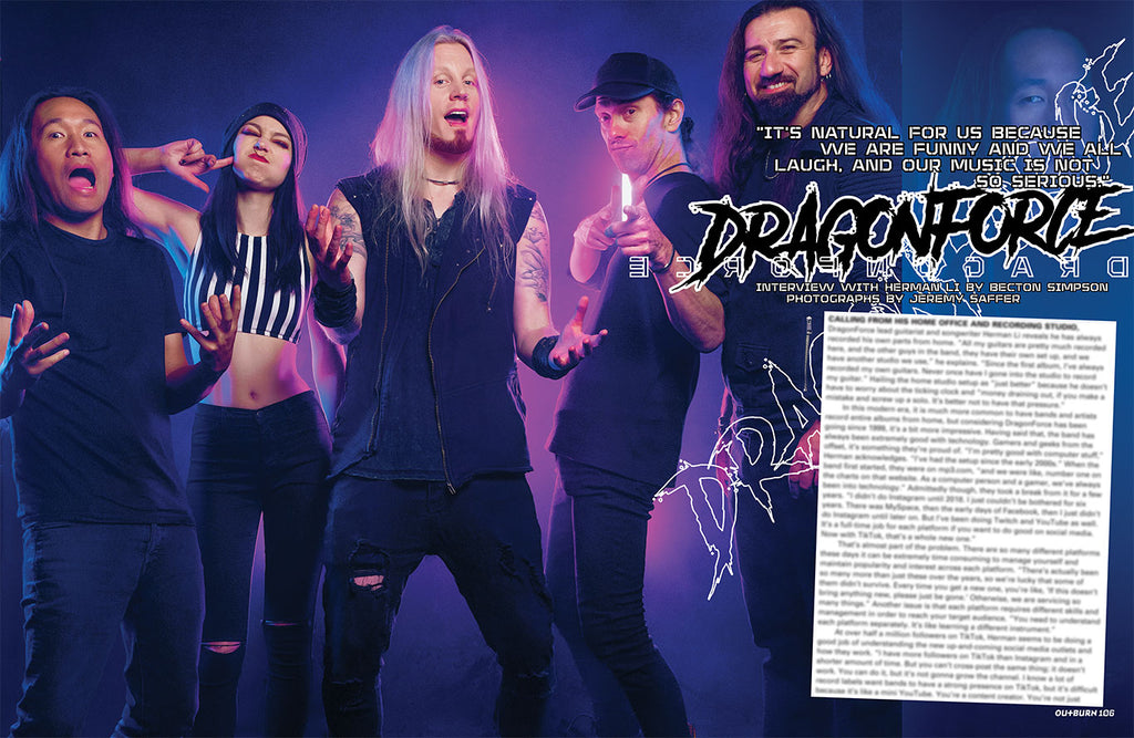 OUTBURN #106 LIMITED EDITION DRAGONFORCE POWER WARP BUNDLE