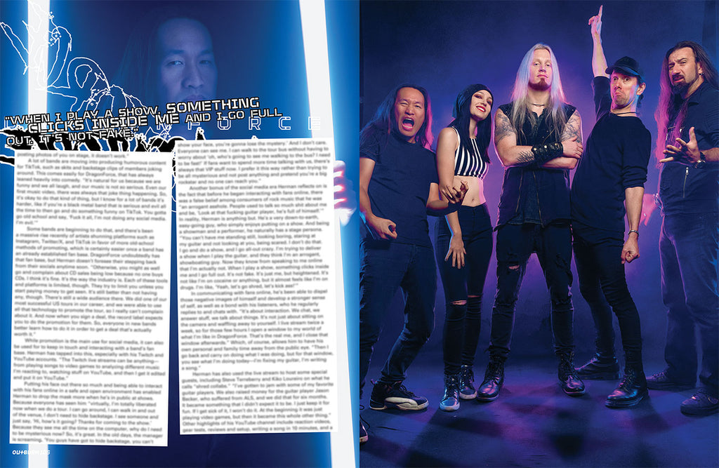 OUTBURN #106 LIMITED EDITION DRAGONFORCE POWER WARP BUNDLE