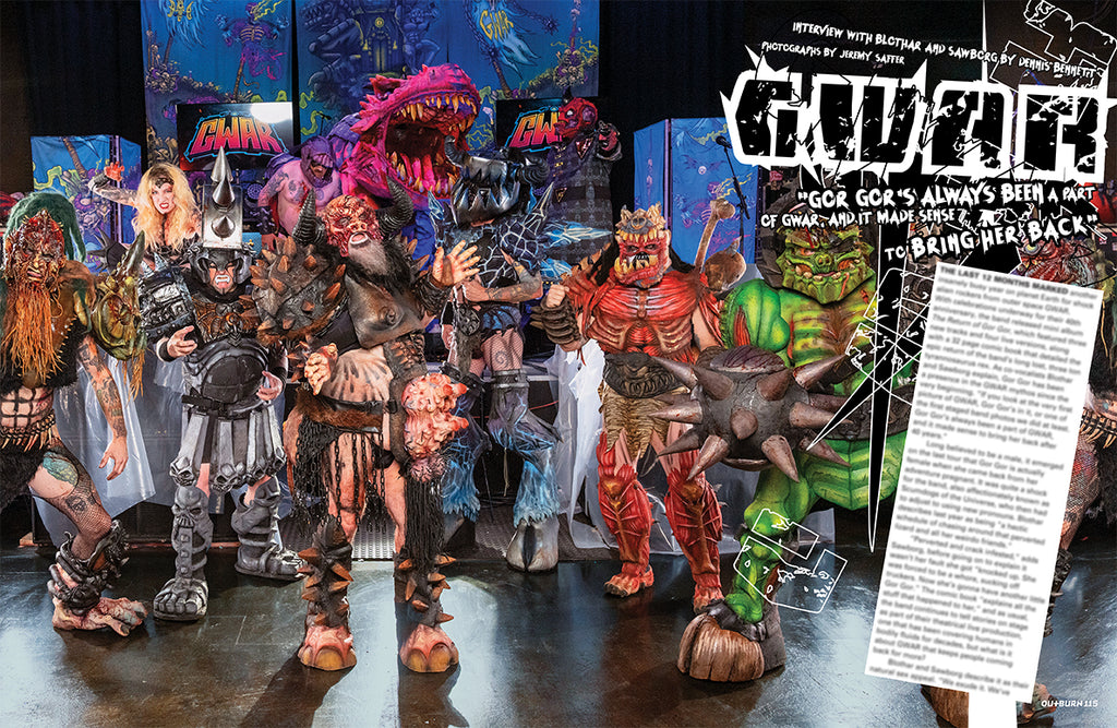 OUTBURN #115 GWAR Tyrant King Bundle
