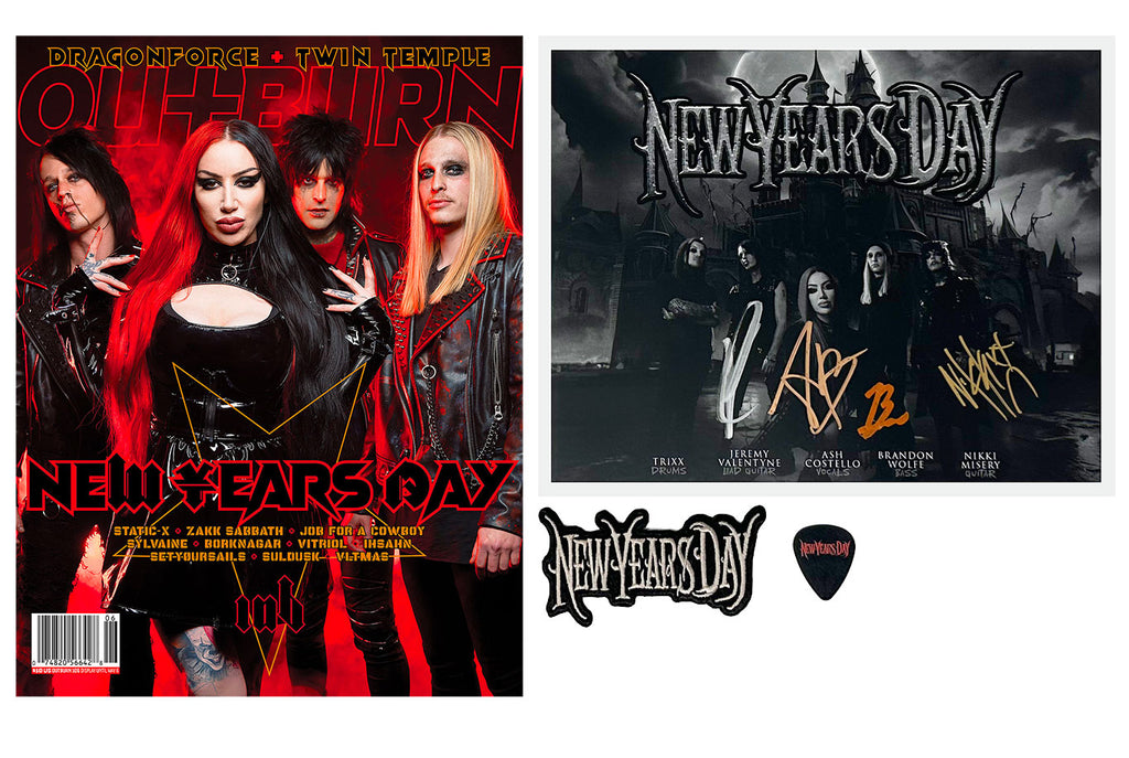 OUTBURN #106 LIMITED EDITION NEW YEARS DAY BLACK HEART BUNDLE