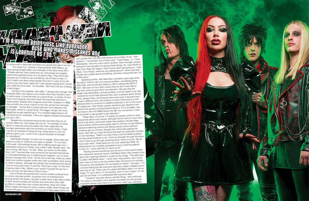 OUTBURN #106 LIMITED EDITION NEW YEARS DAY BLACK HEART BUNDLE