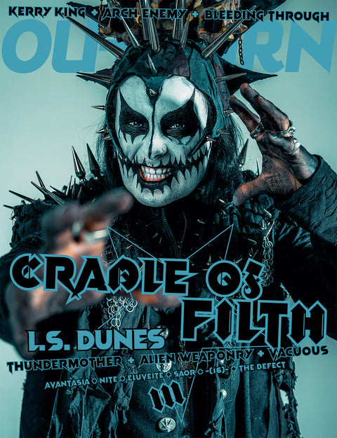 OUTBURN #111 LIMITED EDITION CRADLE OF FILTH LIVING DELICIOUSLY BUNDLE