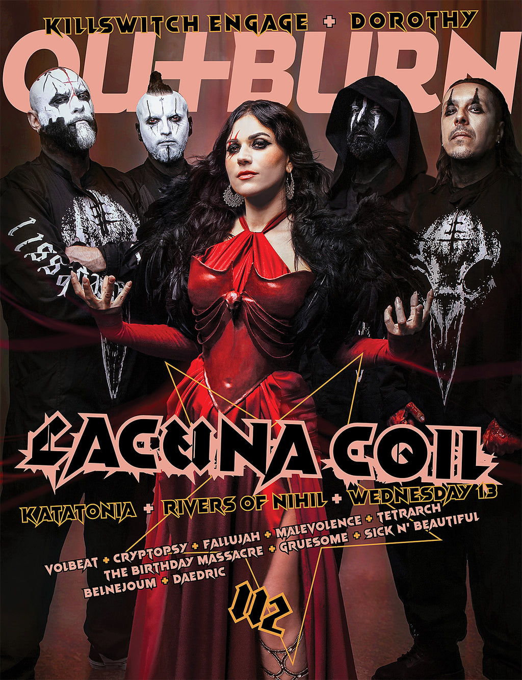 OUTBURN #112 LACUNA COIL ULTIMATE EMPIRE BUNDLE