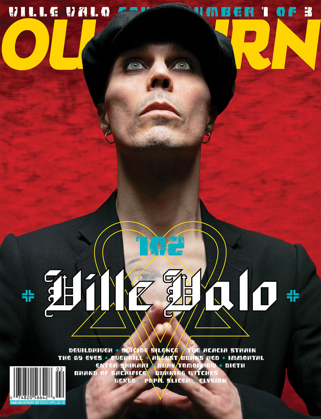 OUTBURN #102 LIMITED EDITION VILLE VALO CRIMSON LOVE BUNDLE