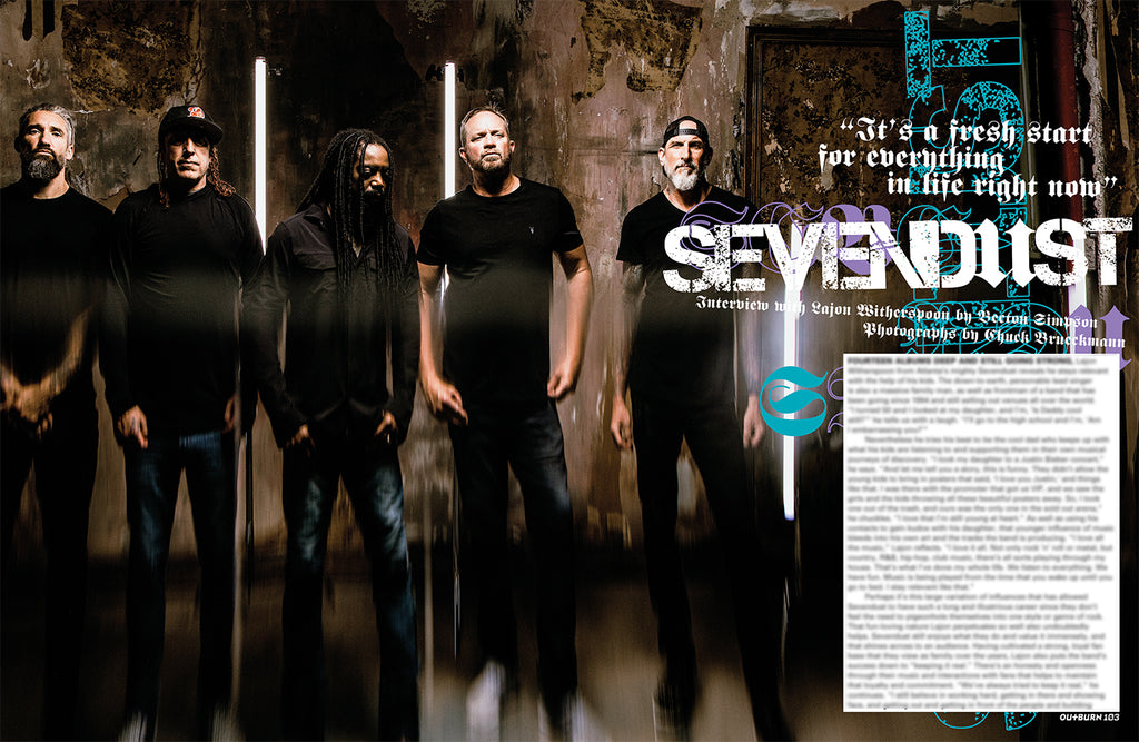 OUTBURN #103 LIMITED EDITION SEVENDUST KILLER BUNDLE