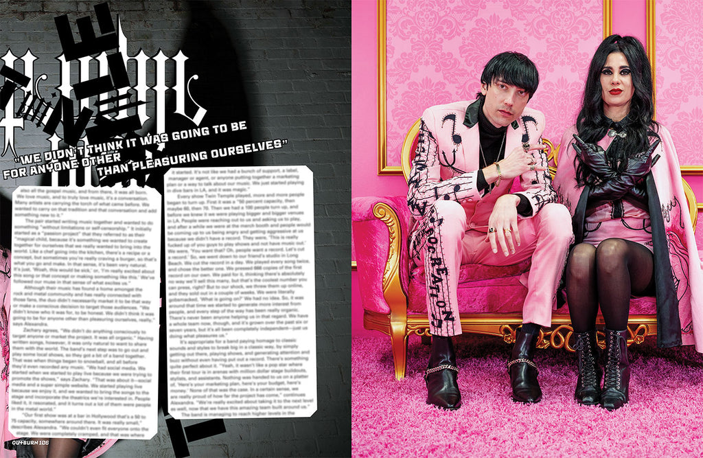 OUTBURN #106 LIMITED EDITION TWIN TEMPLE SATANIC PANIC BUNDLE