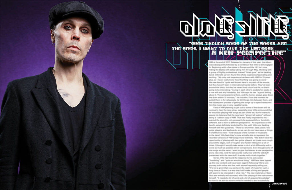 OUTBURN #102 LIMITED EDITION VILLE VALO GRAY TEARS COVER + PHOTOS BUNDLE