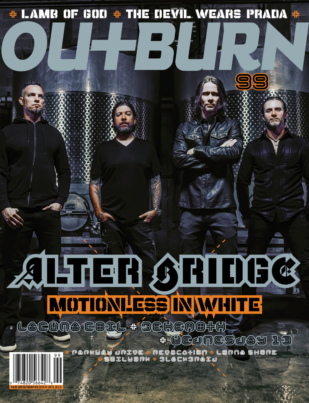 OUTBURN #99 LIMITED EDITION ALTER BRIDGE COVER