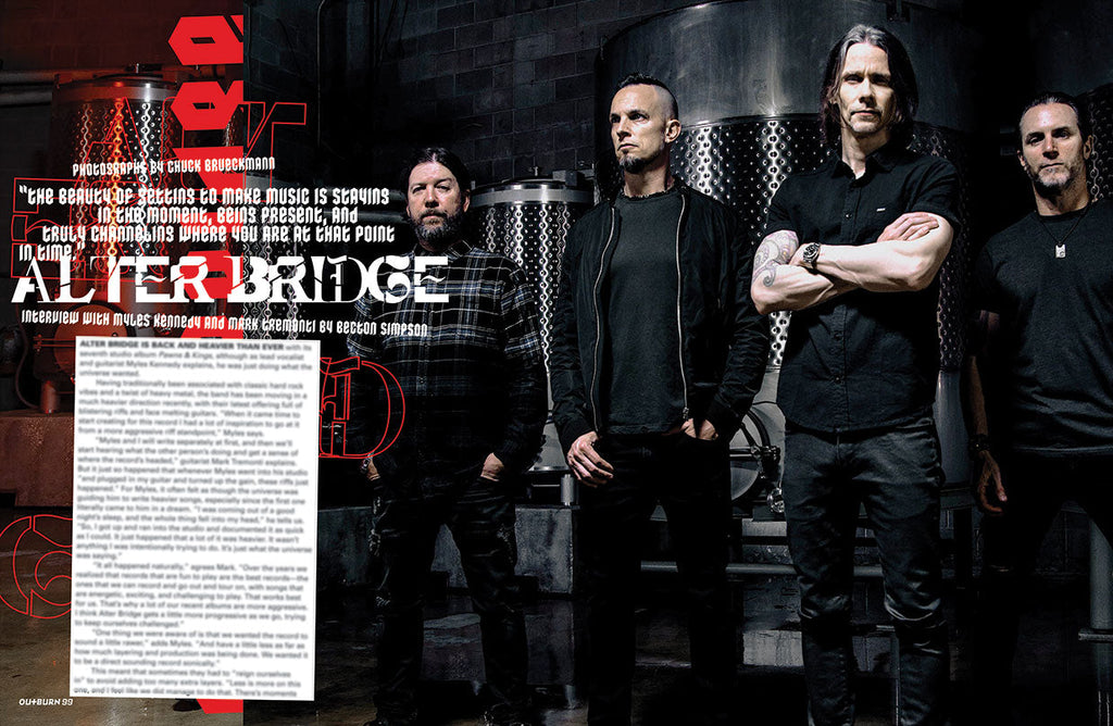 OUTBURN #99 LIMITED EDITION ALTER BRIDGE COVER