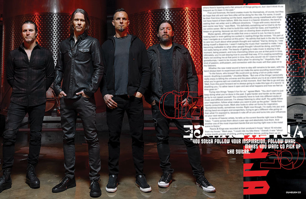 OUTBURN #99 LIMITED EDITION ALTER BRIDGE ROYALTY BUNDLE