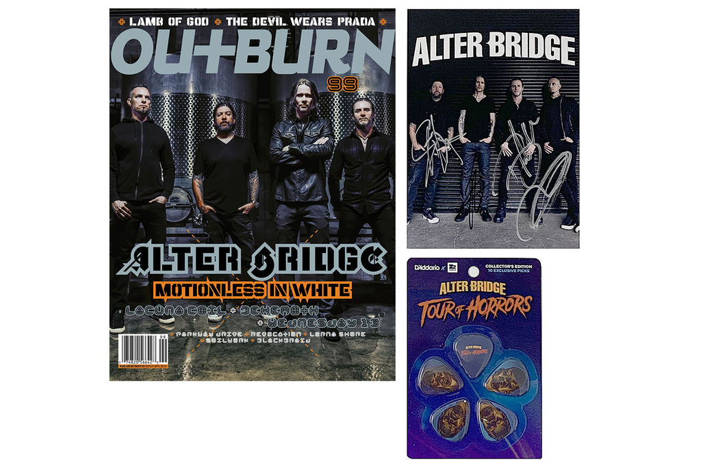 OUTBURN #99 LIMITED EDITION ALTER BRIDGE ROYALTY BUNDLE
