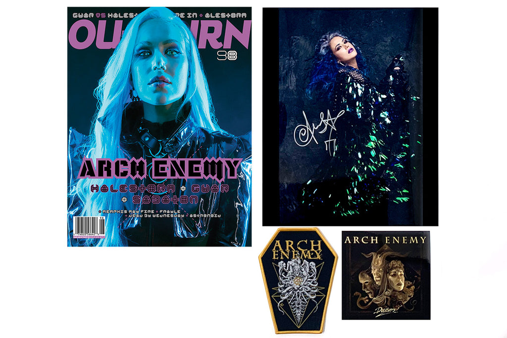 OUTBURN #98 LIMITED EDITION ARCH ENEMY BLUE HELL BUNDLE