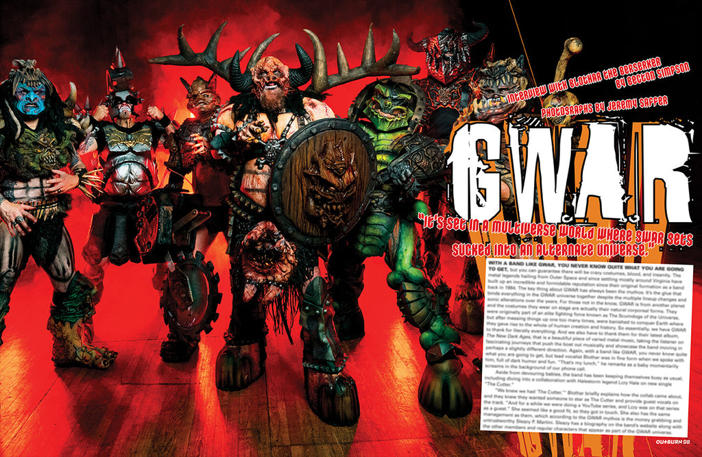 OUTBURN #98 LIMITED EDITION GWAR NEW DARK AGES BUNDLE