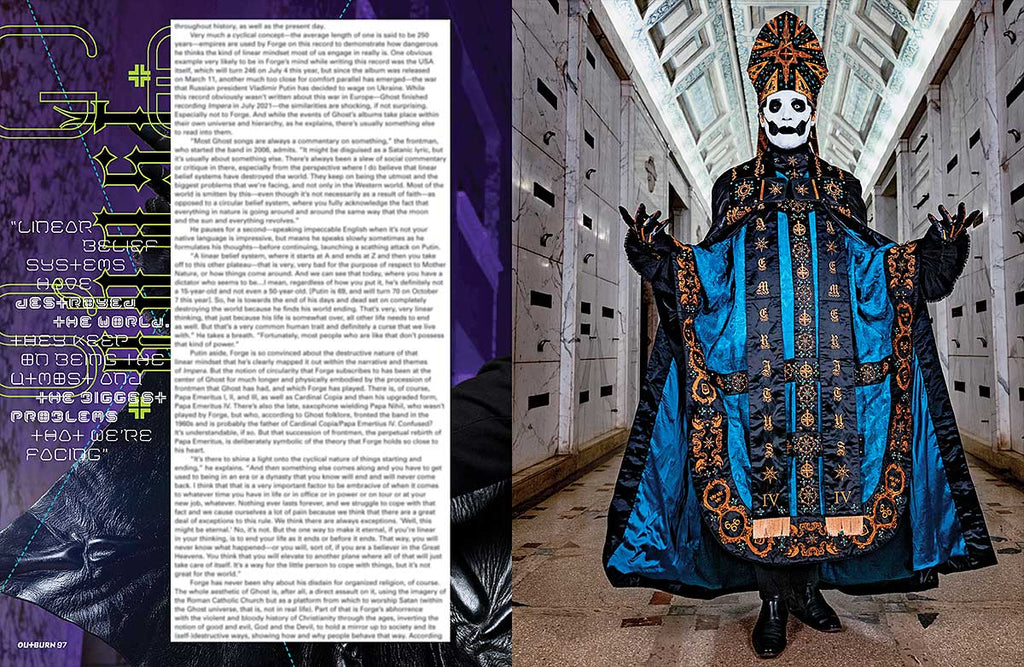 OUTBURN #97 LIMITED EDITION GHOST EMERITUS COVER