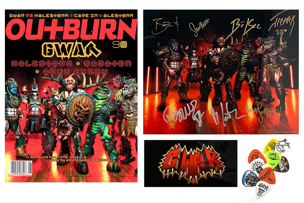 OUTBURN #98 LIMITED EDITION GWARSTORM TRIPTYCH BUNDLE