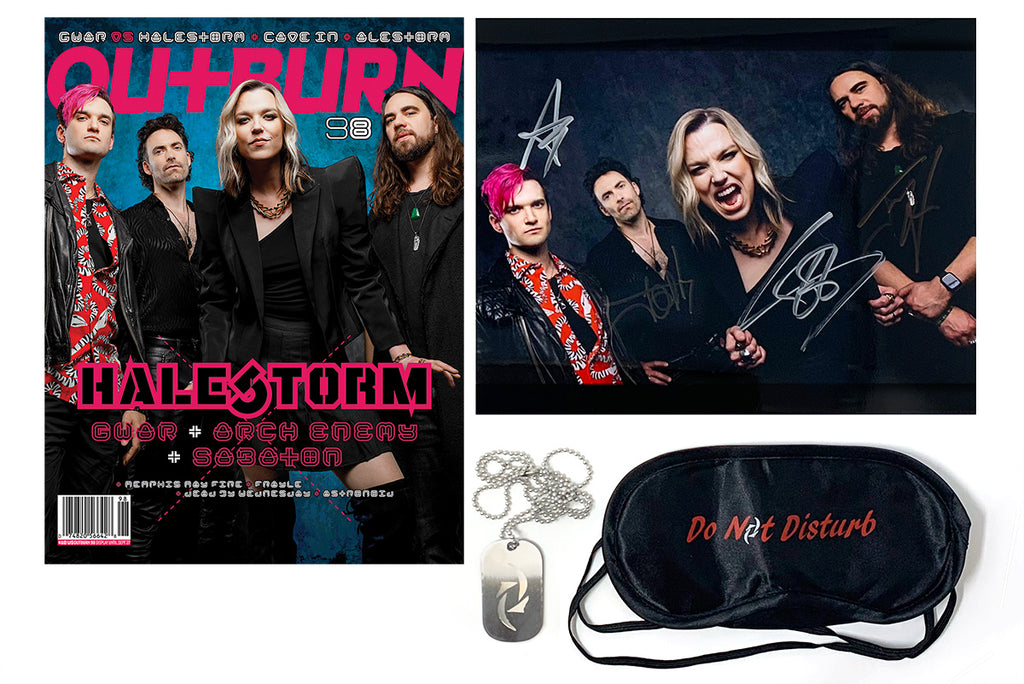 OUTBURN #98 LIMITED EDITION HALESTORM DEAD ALIVE BUNDLE