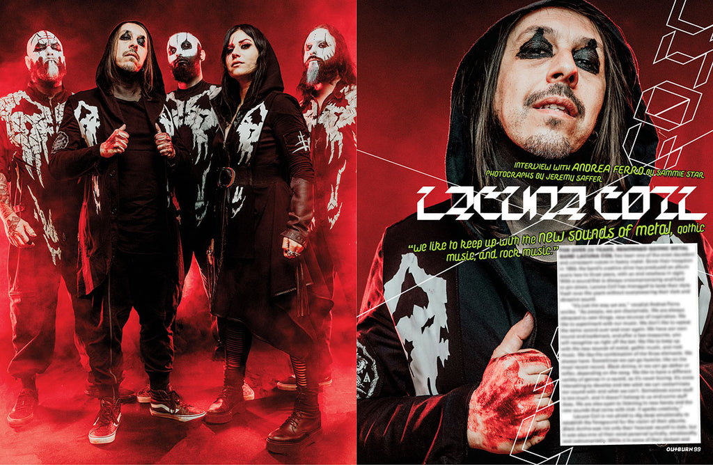 OUTBURN #99 LIMITED EDITION MOTIONLESS IN WHITE HEX COVER