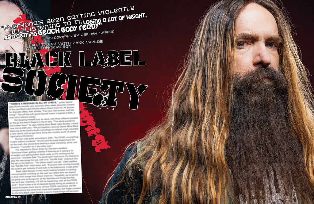 OUTBURN #96 LIMITED EDITION BLACK LABEL SOCIETY ETERNAL WYLDE BUNDLE