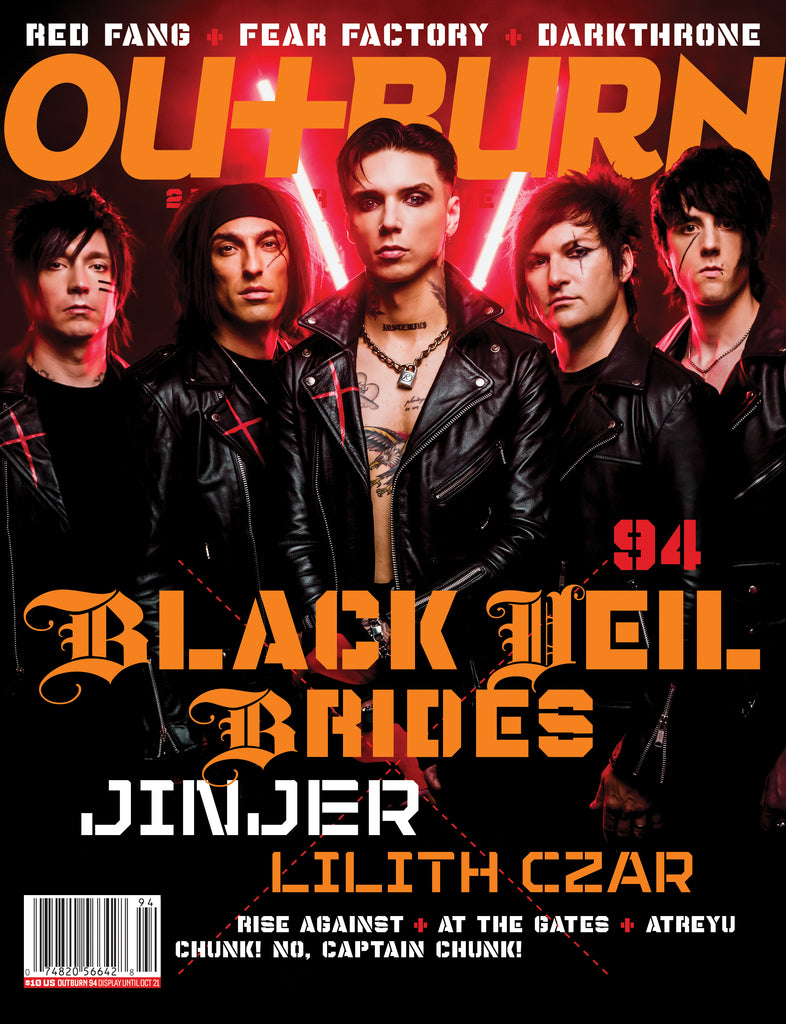 OUTBURN #94 LIMITED EDITION BLACK VEIL BRIDES BUNDLE