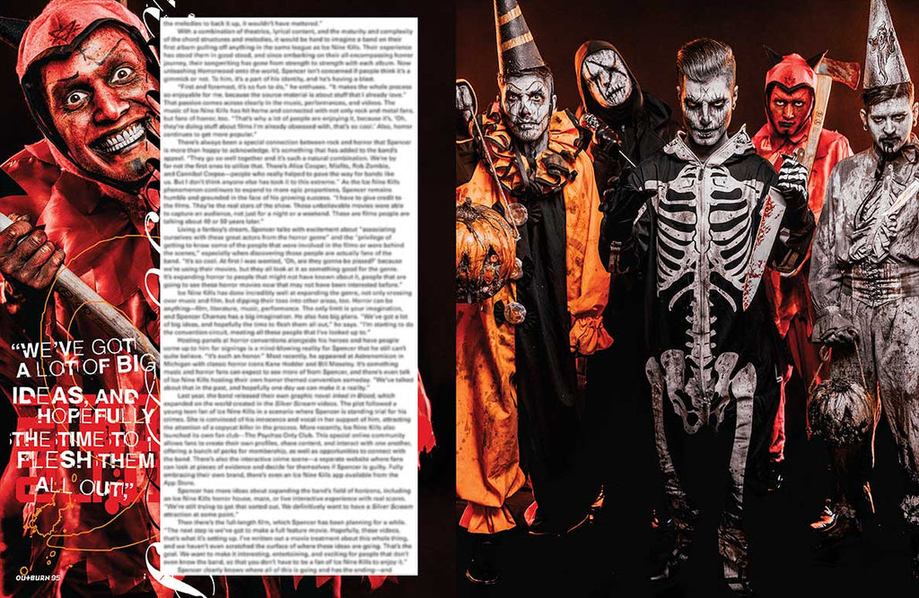 OUTBURN #95 LIMITED EDITION ICE NINE KILLS SPENCER COVER