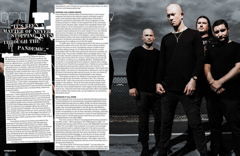 OUTBURN #95 LIMITED EDITION TRIVIUM DRAGON COURT BUNDLE