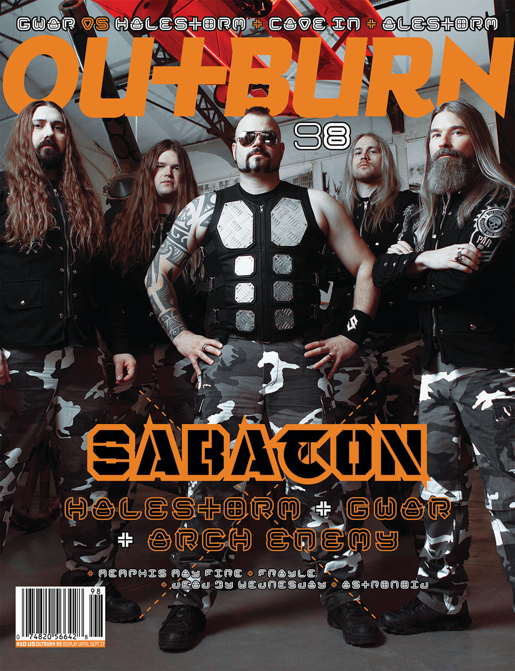 OUTBURN #98 LIMITED EDITION SABATON THE BUNDLE TO END ALL BUNDLES