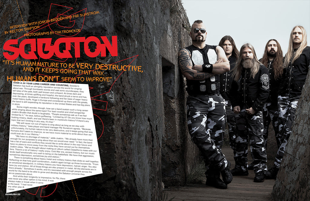 OUTBURN #98 LIMITED EDITION SABATON THE BUNDLE TO END ALL BUNDLES