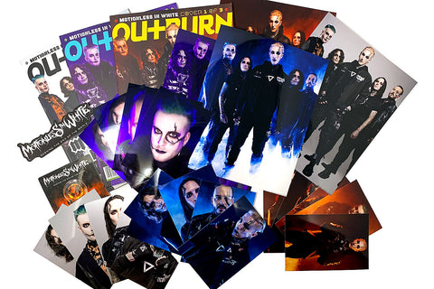 OUTBURN #99 LIMITED EDITION MOTIONLESS IN WHITE ULTIMATE MASTERPIECE BUNDLE